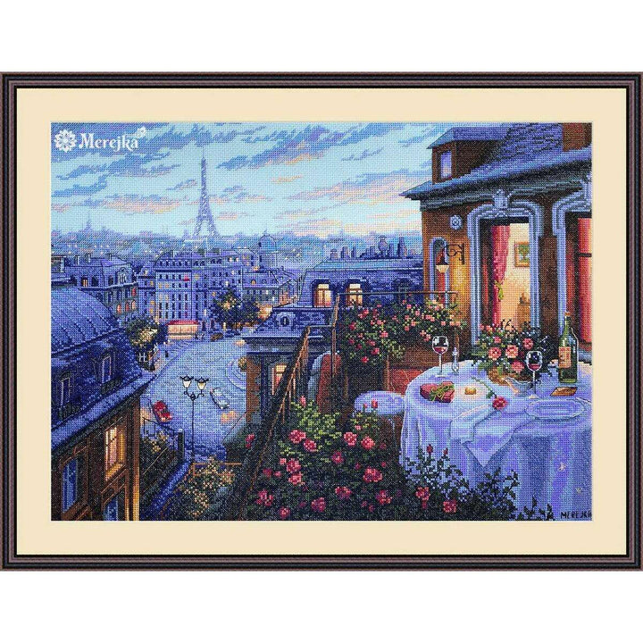 Paris Evening Deja Vu K-188 Counted Cross-Stitch Kit