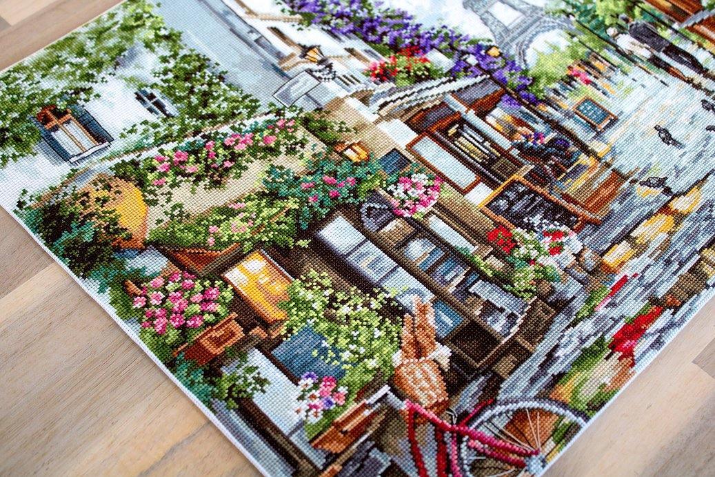 Paris in Flowers B2365L Counted Cross-Stitch Kit