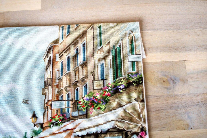 Paris in Flowers B2365L Counted Cross-Stitch Kit