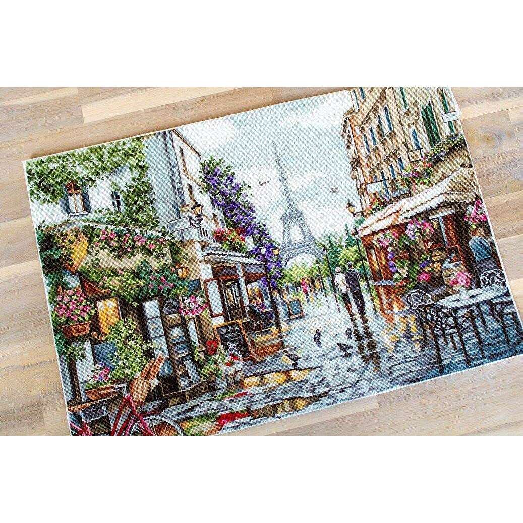 Paris in Flowers B2365L Counted Cross-Stitch Kit