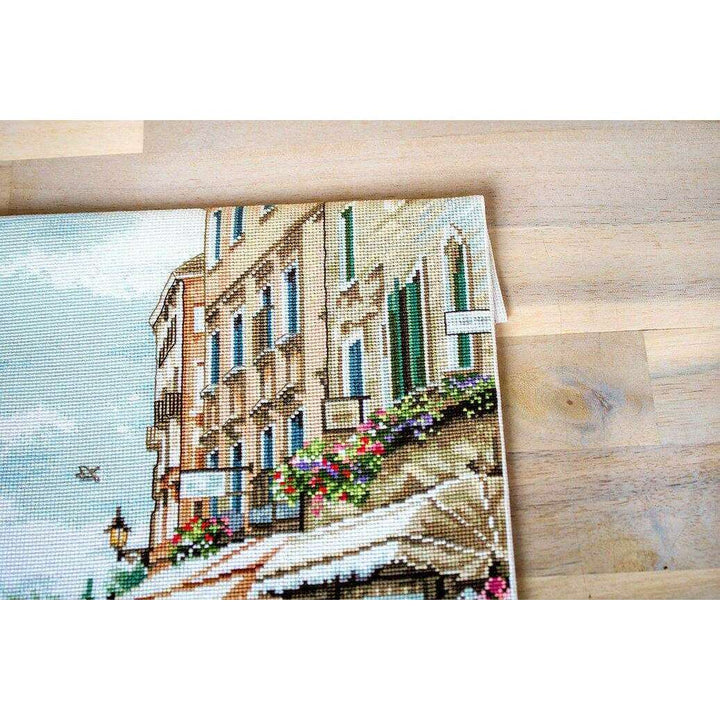 Paris in Flowers B2365L Counted Cross-Stitch Kit