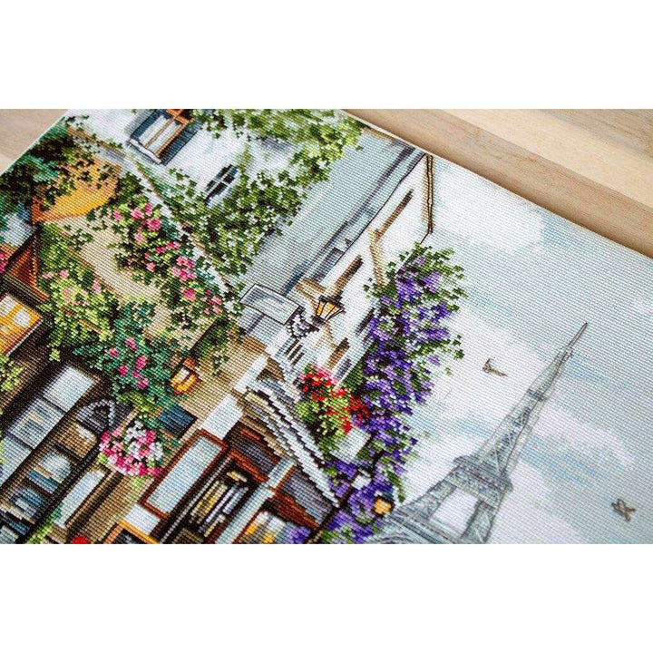 Paris in Flowers B2365L Counted Cross-Stitch Kit