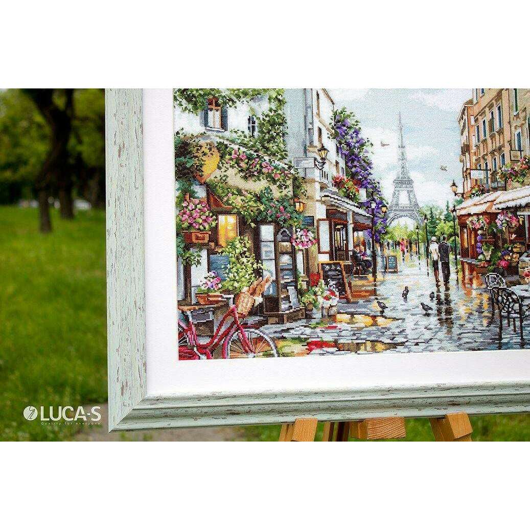 Paris in Flowers B2365L Counted Cross-Stitch Kit