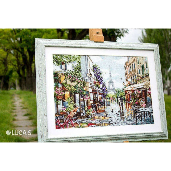 Paris in Flowers B2365L Counted Cross-Stitch Kit
