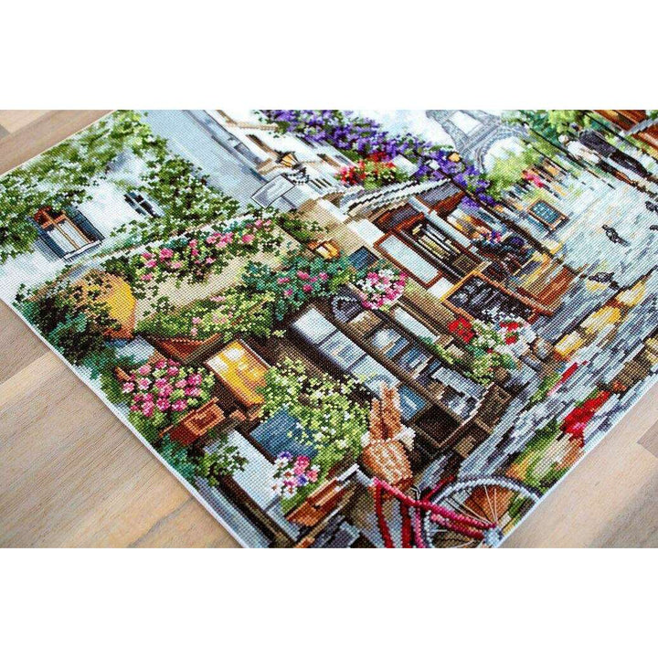 Paris in Flowers B2365L Counted Cross-Stitch Kit