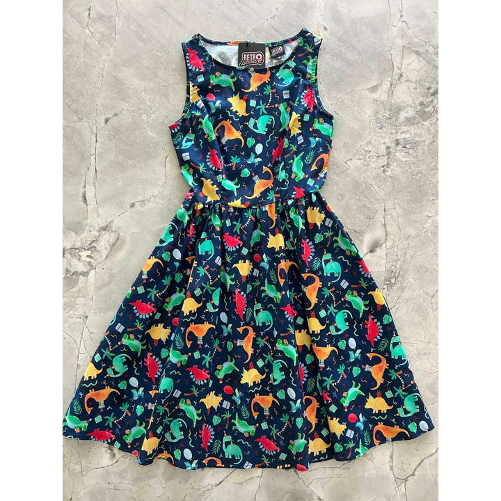 Party Dinos Vintage Dress - XS only