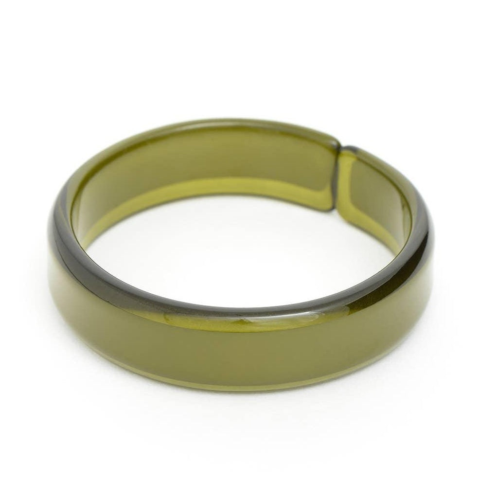 Party Resin Acrylic Stacking Bangle Bracelet GREEN - Quirks!