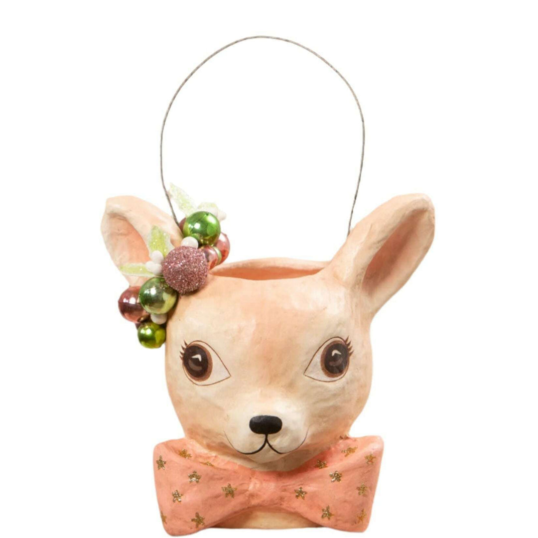 pinkmas fawn deer retro vintage bethany lowe