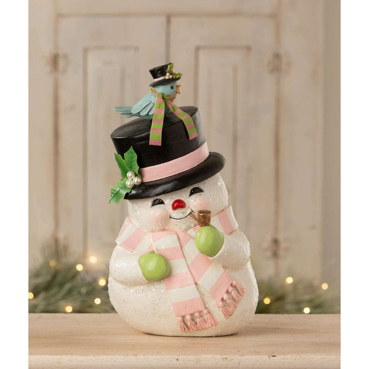 Pastel Happy Day Snowman by Bethany Lowe Designs, christmas decor