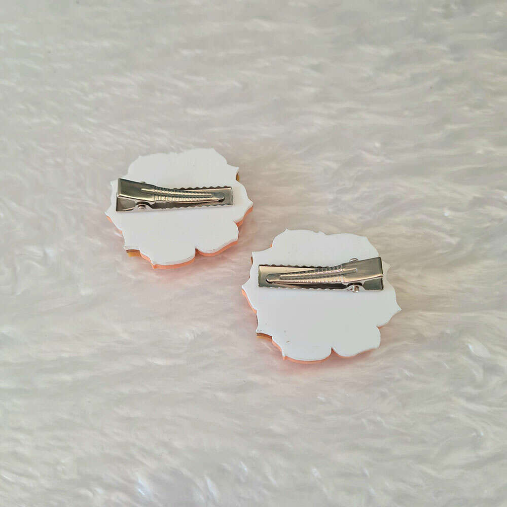 Pastel Rose Hair Clips by Cherryloco Jewellery 6