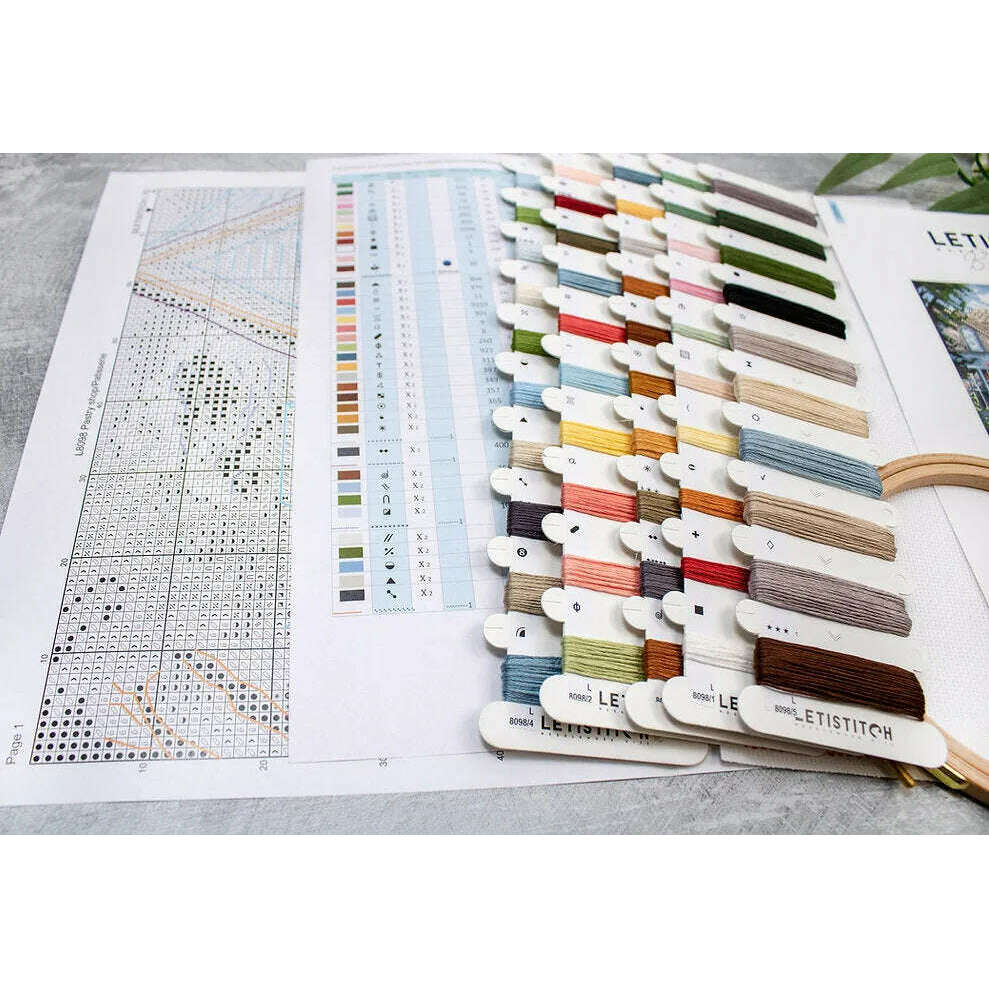 Pastry shop L8098 Counted Cross Stitch Kit