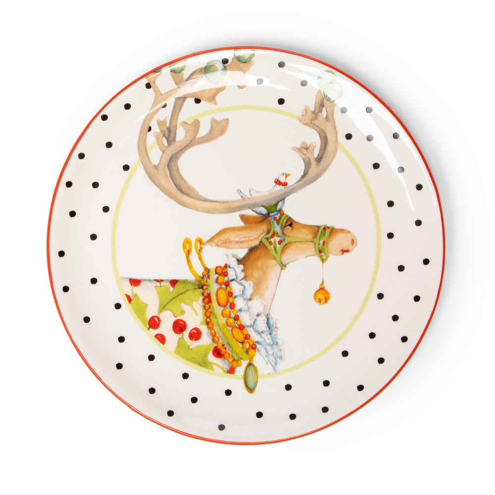 Patience Brewster Dash Away Dessert Plates - Set of 4 by Patience Brewster - Quirks!
