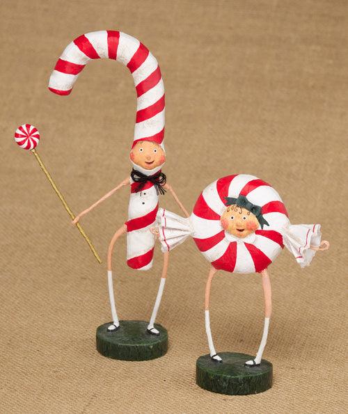 Patsy & Peppie Mint Set of 2 Lori Mitchell Figurines - Quirks!