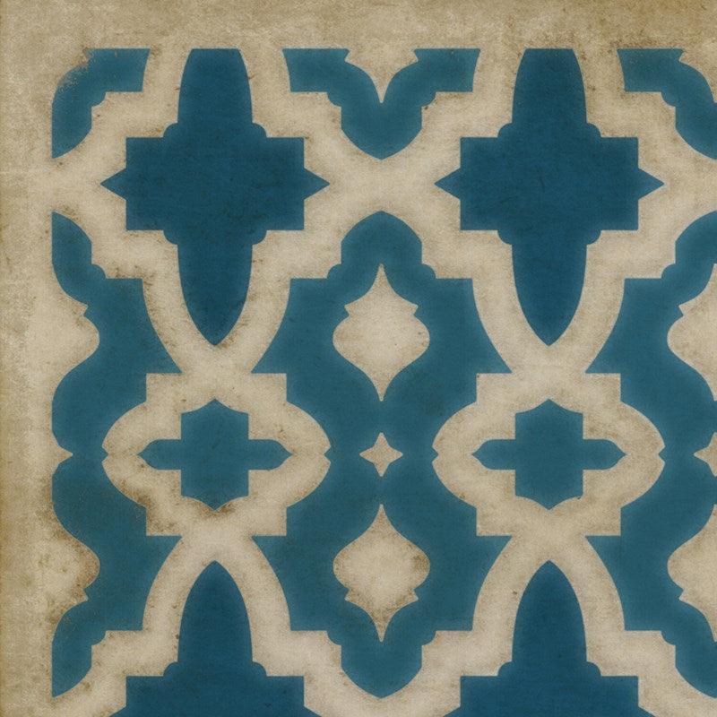 Pattern 31 The Blue Mosque Vintage Floor Vinyl by Spicher and Company - Quirks!