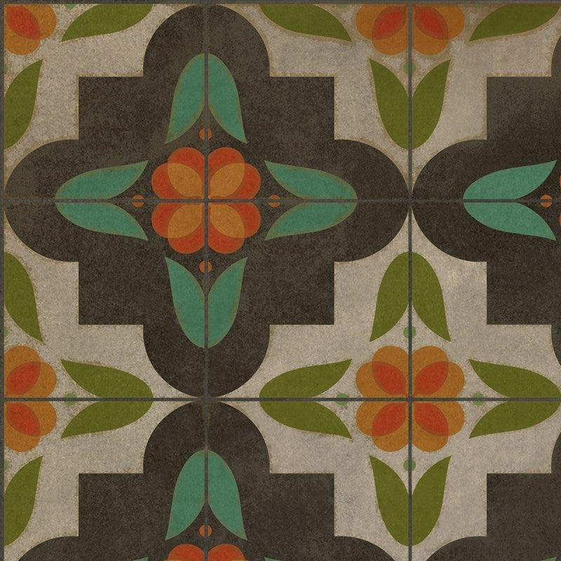 Pattern 33 Anna's Garden Vintage Floor Vinyl by Spicher and Company - Quirks!
