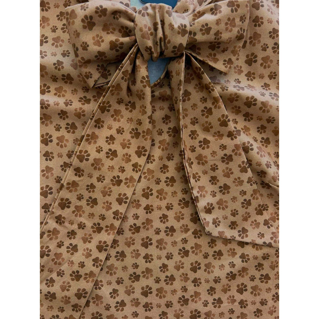 Paw Print Bow Top