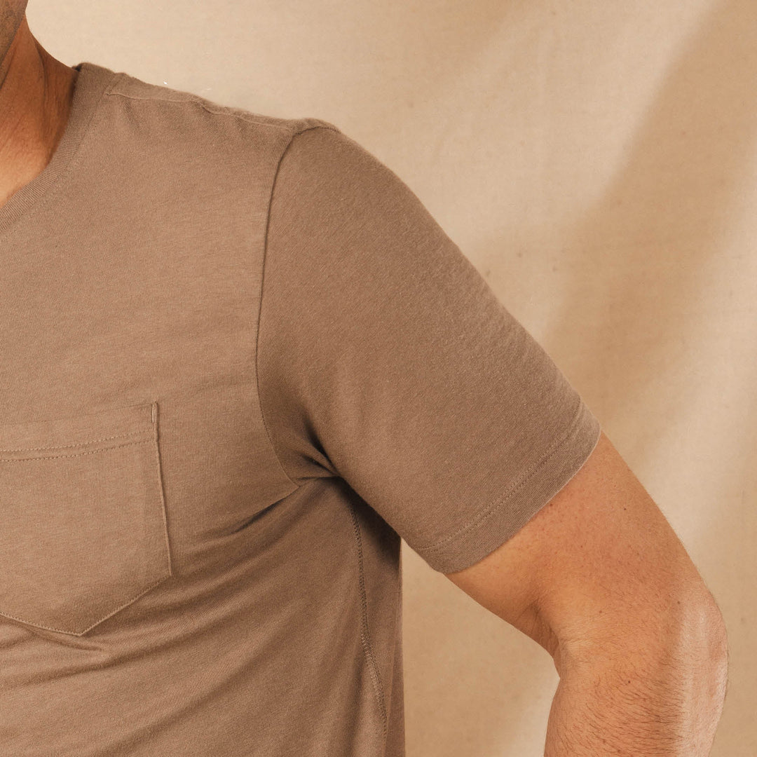 The Desert Roams | Light Brown Everyman™ Pocket T Shirt
