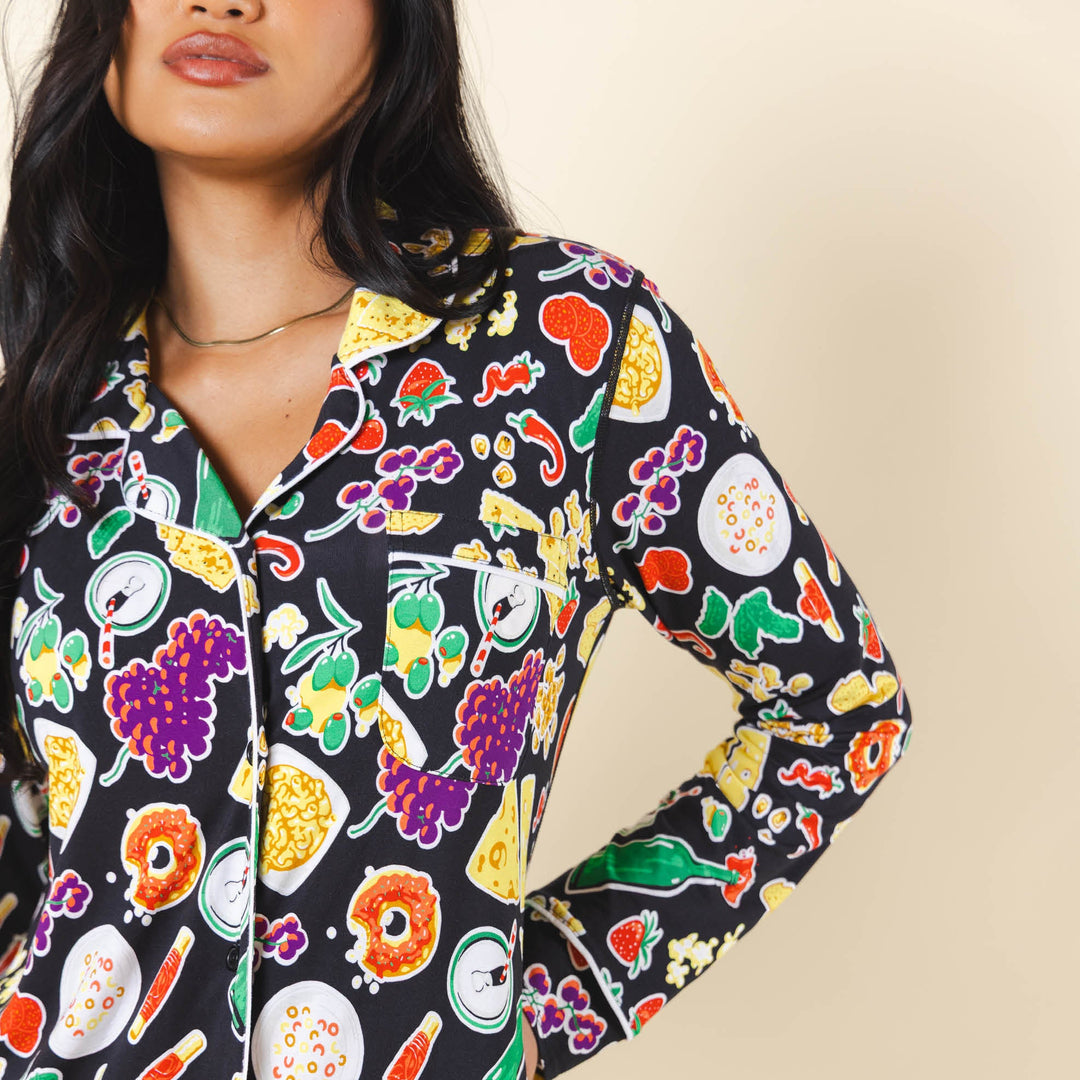 The Charcuterie | Charcuterie SleepDeep™ Long Sleeve Pajama Dress