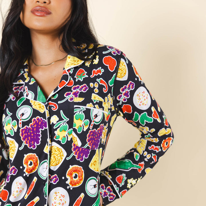 The Charcuterie | Charcuterie SleepDeep™ Long Sleeve Pajama Dress