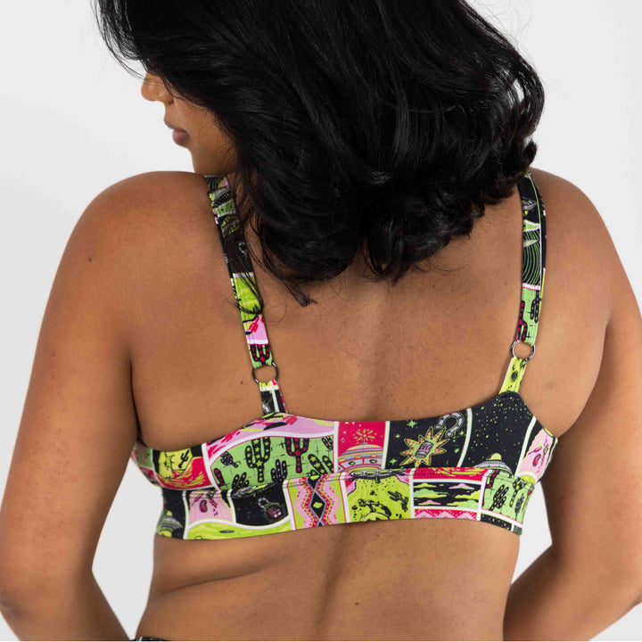 The Area 51 | Retro-Futuristic Alien Boob Hammock™ Busty Bralette