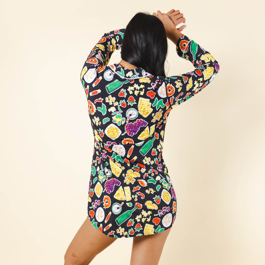 The Charcuterie | Charcuterie SleepDeep™ Long Sleeve Pajama Dress