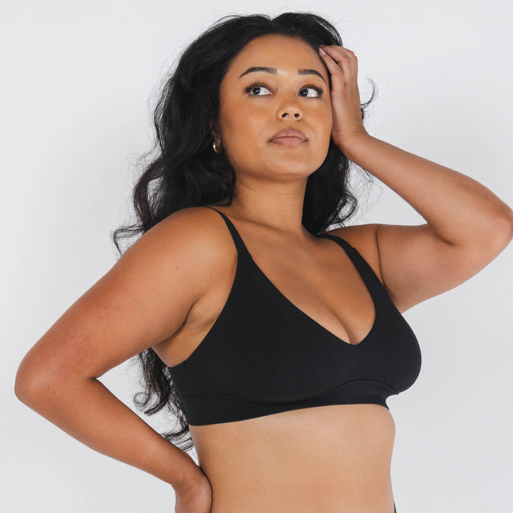 The Threat Level Midnight | Black Boob Hammock™ Busty Bralette