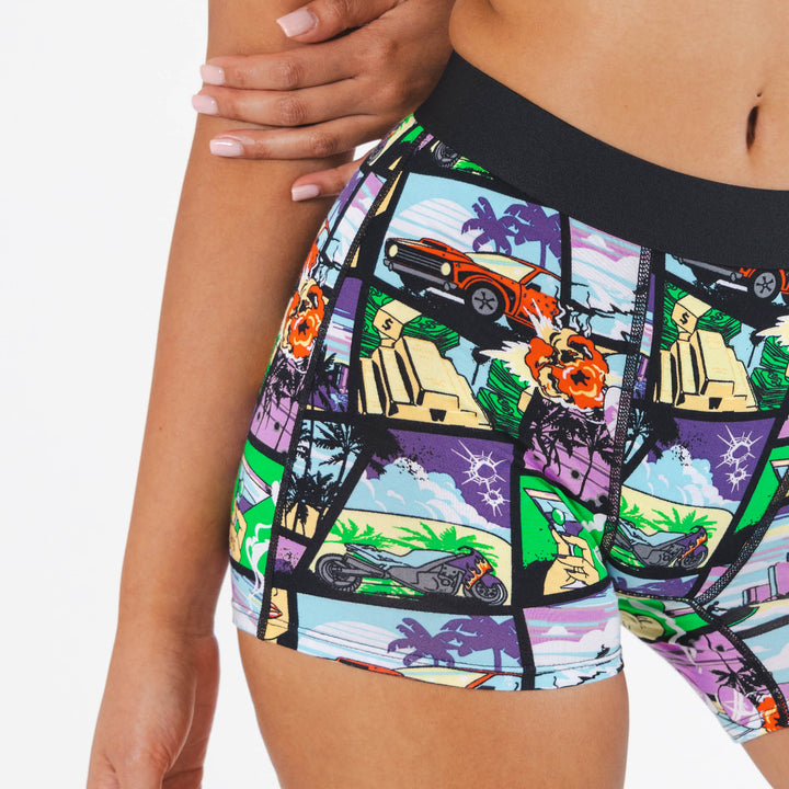The Gas Pedal | Pop Art Women’s Boxers