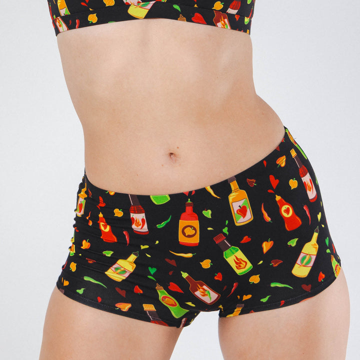 The Gotcha Sriracha | Hot Sauce Modal Boyshort Underwear