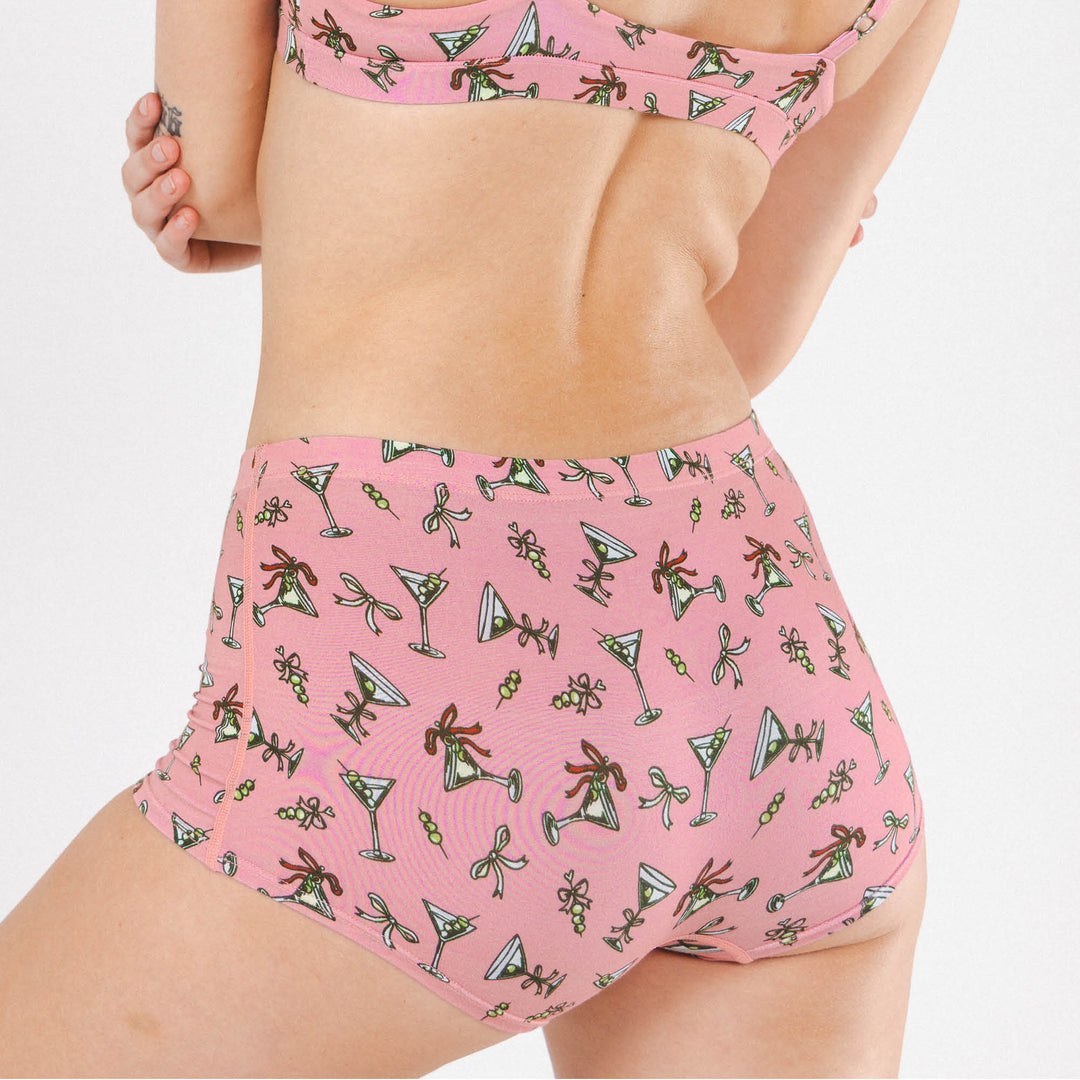 The Teeny Tini | Martini Modal Boyshort Underwear