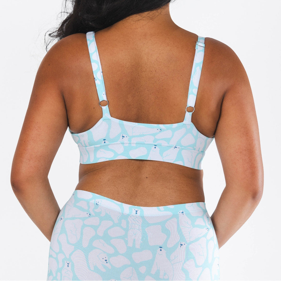 The Polar Polka | Polar Bear Scene Boob Hammock™ Busty Bralette