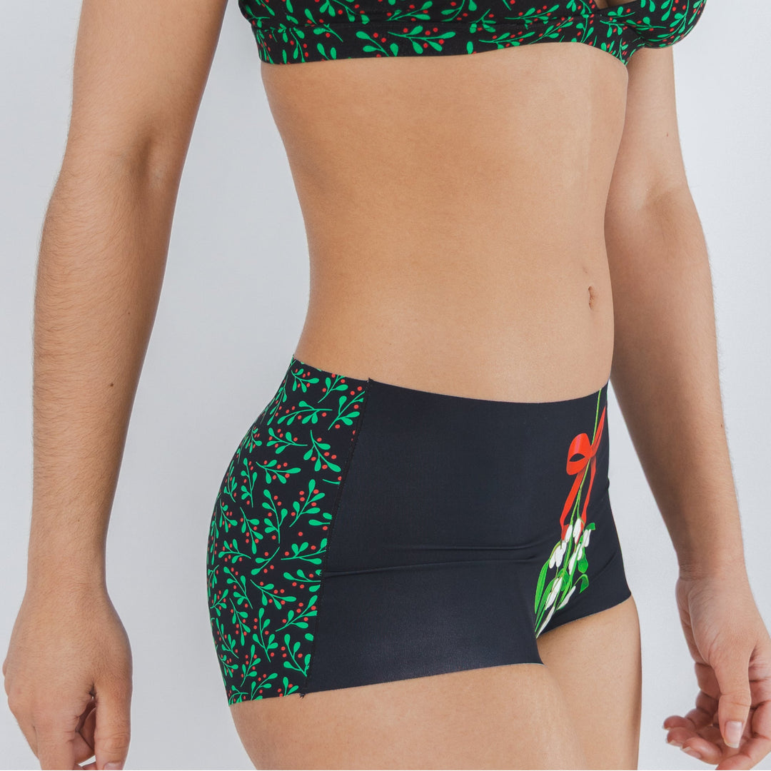 The Kiss Me There | Mistletoe Women’s Seamless Boyshort