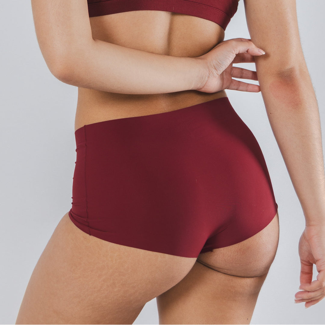 The Sommelier | Burgundy Women’s Seamless Boyshort