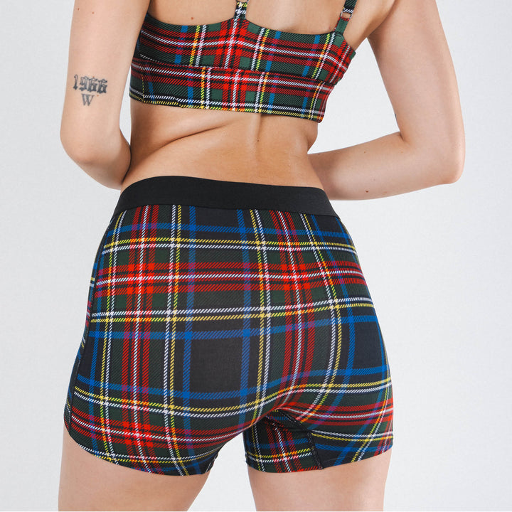 The Cappuccino | Holiday Tartan Plaid Women’s Boxers