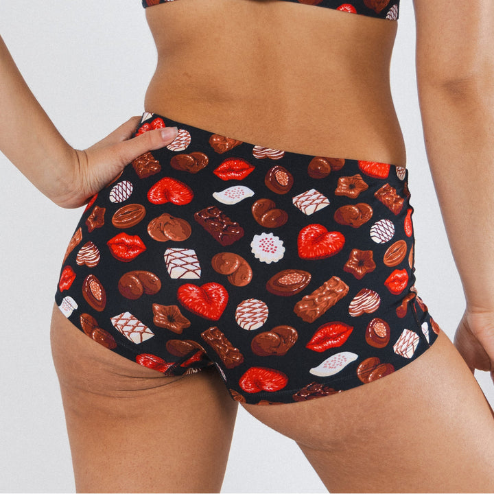The Bonbons | Naughty Chocolates Modal Boyshort Underwear