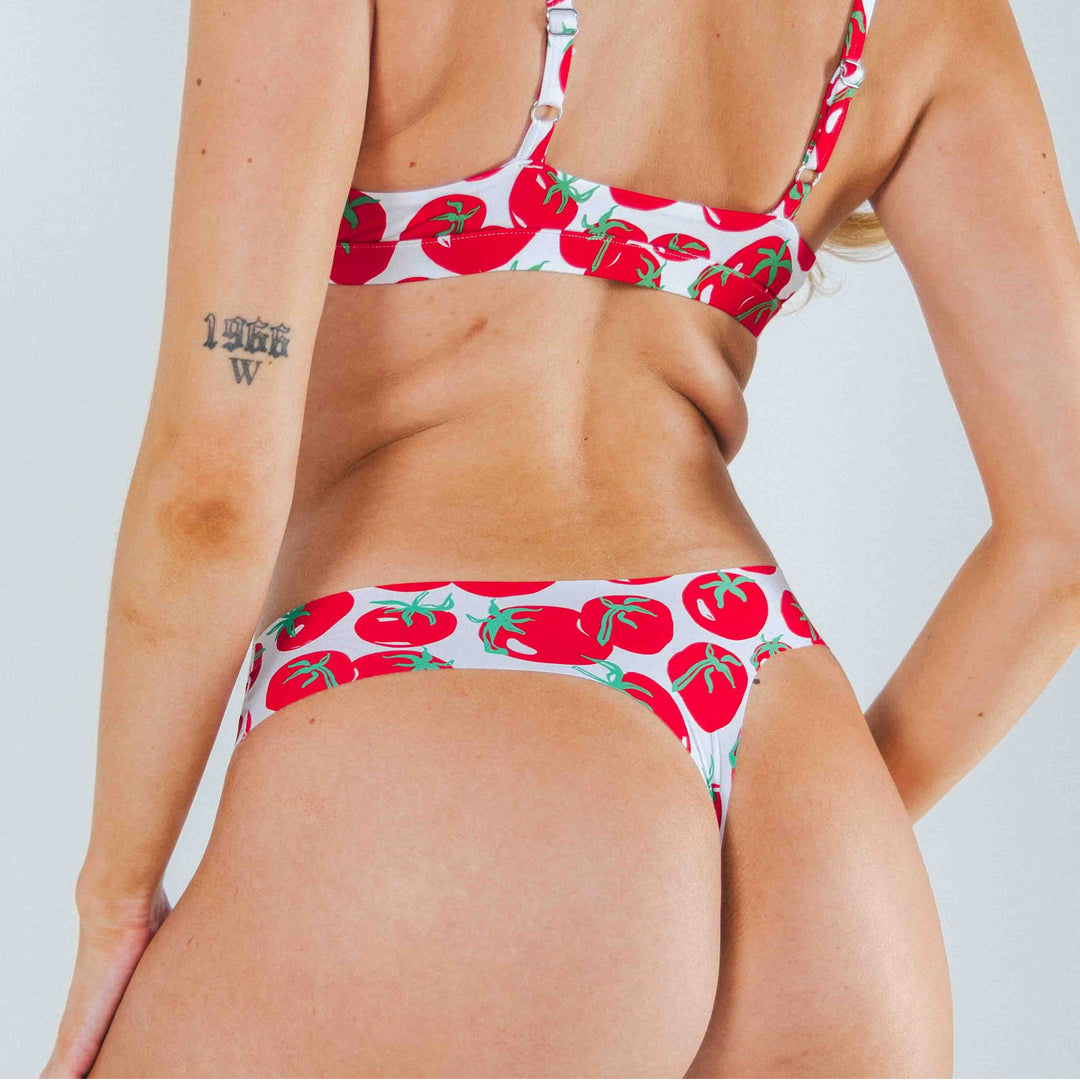 The Roma | Tomato Seamless Thong