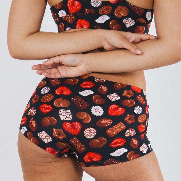 The Bonbons | Naughty Chocolates Modal Boyshort Underwear