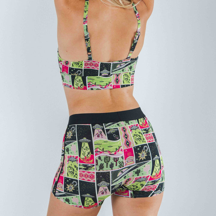 The Area 51 | Retro-Futuristic Alien Women’s Boxers