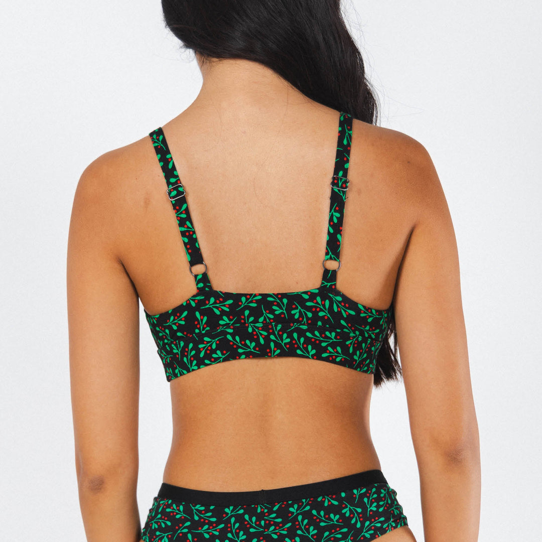The Kiss Me There | Mistletoe Boob Hammock™ Busty Bralette