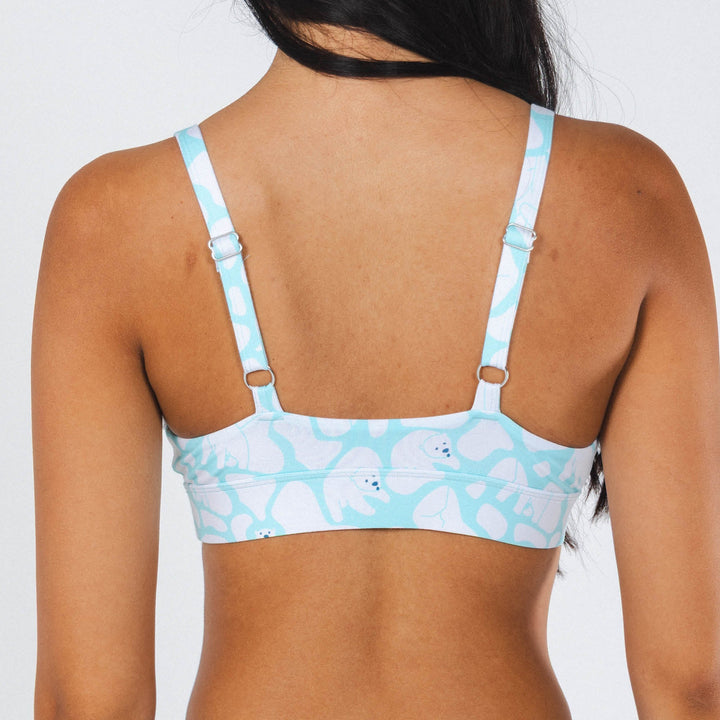 The Polar Polka | Polar Bear Scene Boob Hammock™ Busty Bralette