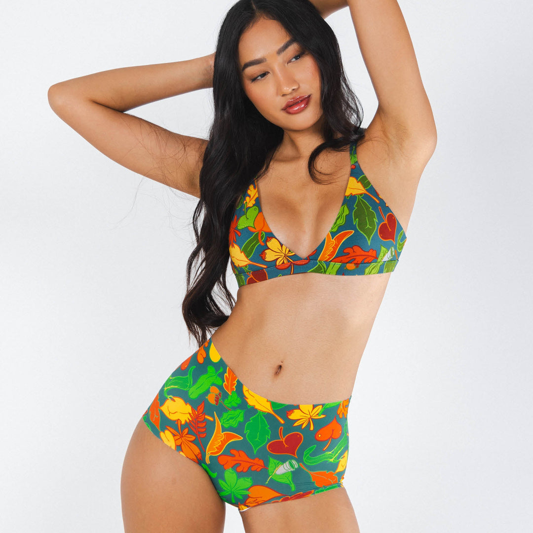 The Leaf Peeps | Naughty Leaves Women’s Seamless Boyshort