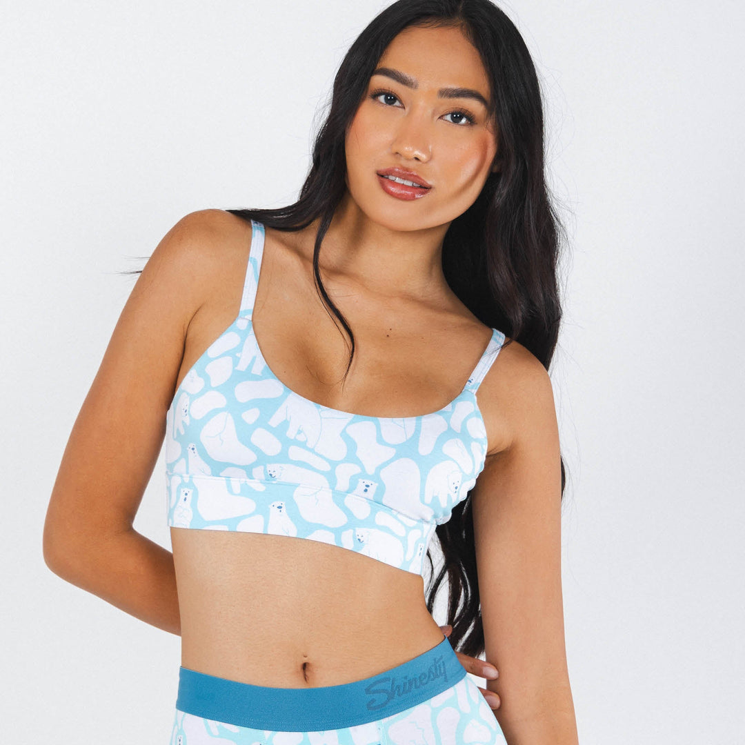 The Polar Polka | Polar Bear Scene Boob Hammock™ Scoop Bralette