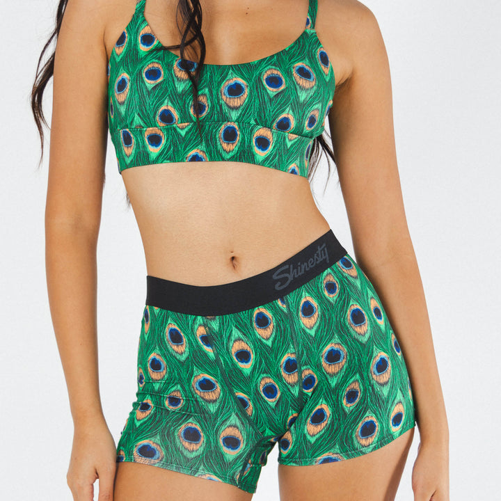 The Fancy Feather | Peacock Women’s Boxers