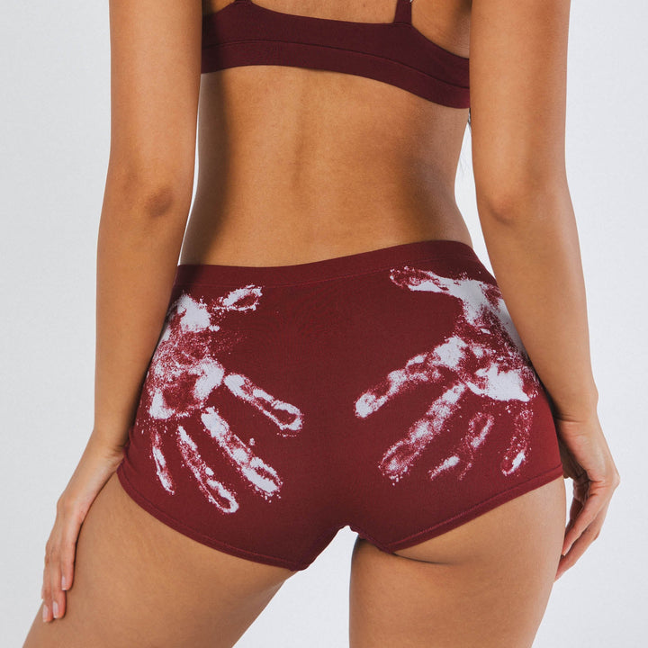 The Sous Chef | Flour Hand Print Modal Boyshort Underwear