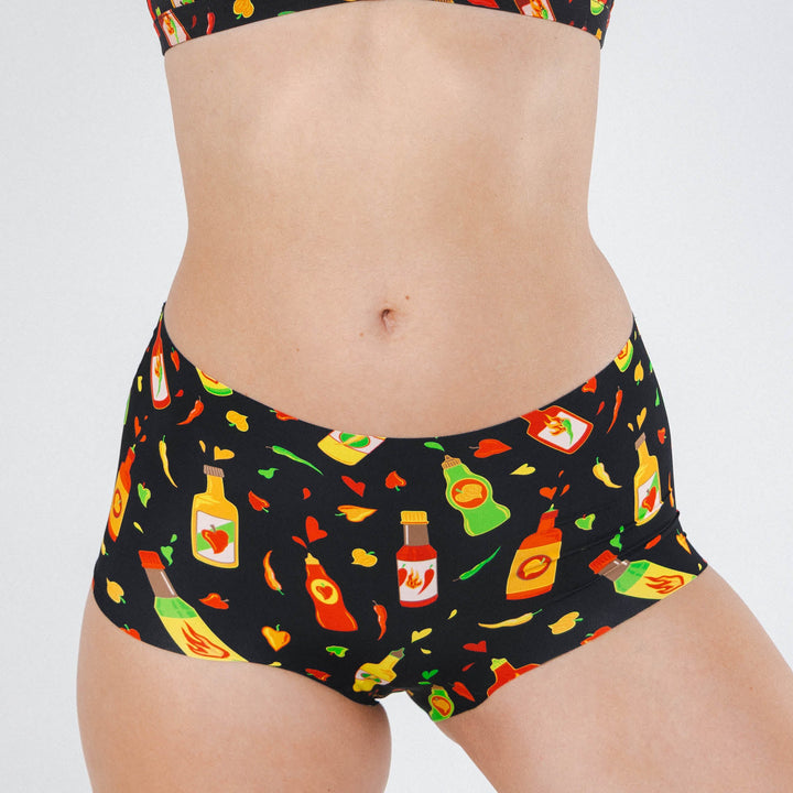 The Gotcha Sriracha | Hot Sauce Women’s Seamless Boyshort