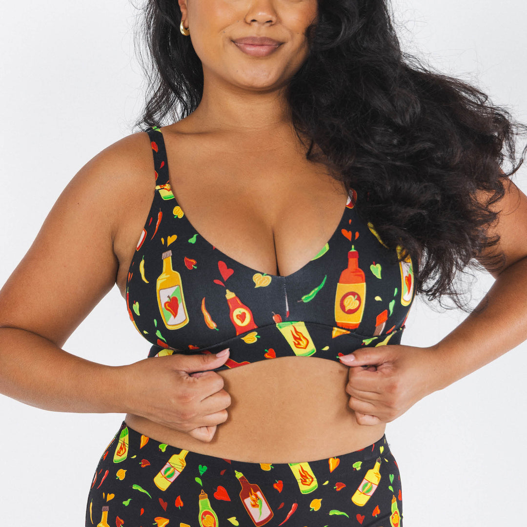 The Gotcha Sriracha | Hot Sauce Boob Hammock™ Busty Bralette