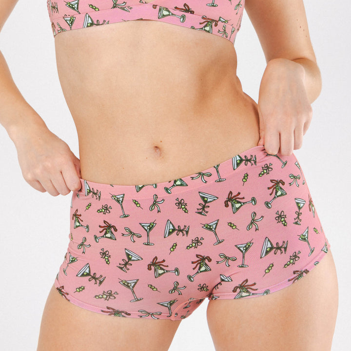 The Teeny Tini | Martini Modal Boyshort Underwear