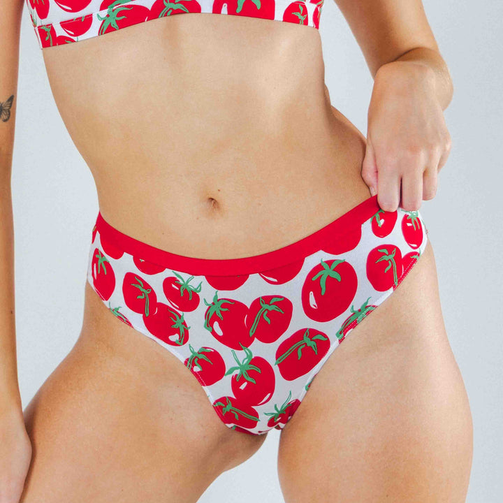 The Roma | Tomato Cheeky Underwear