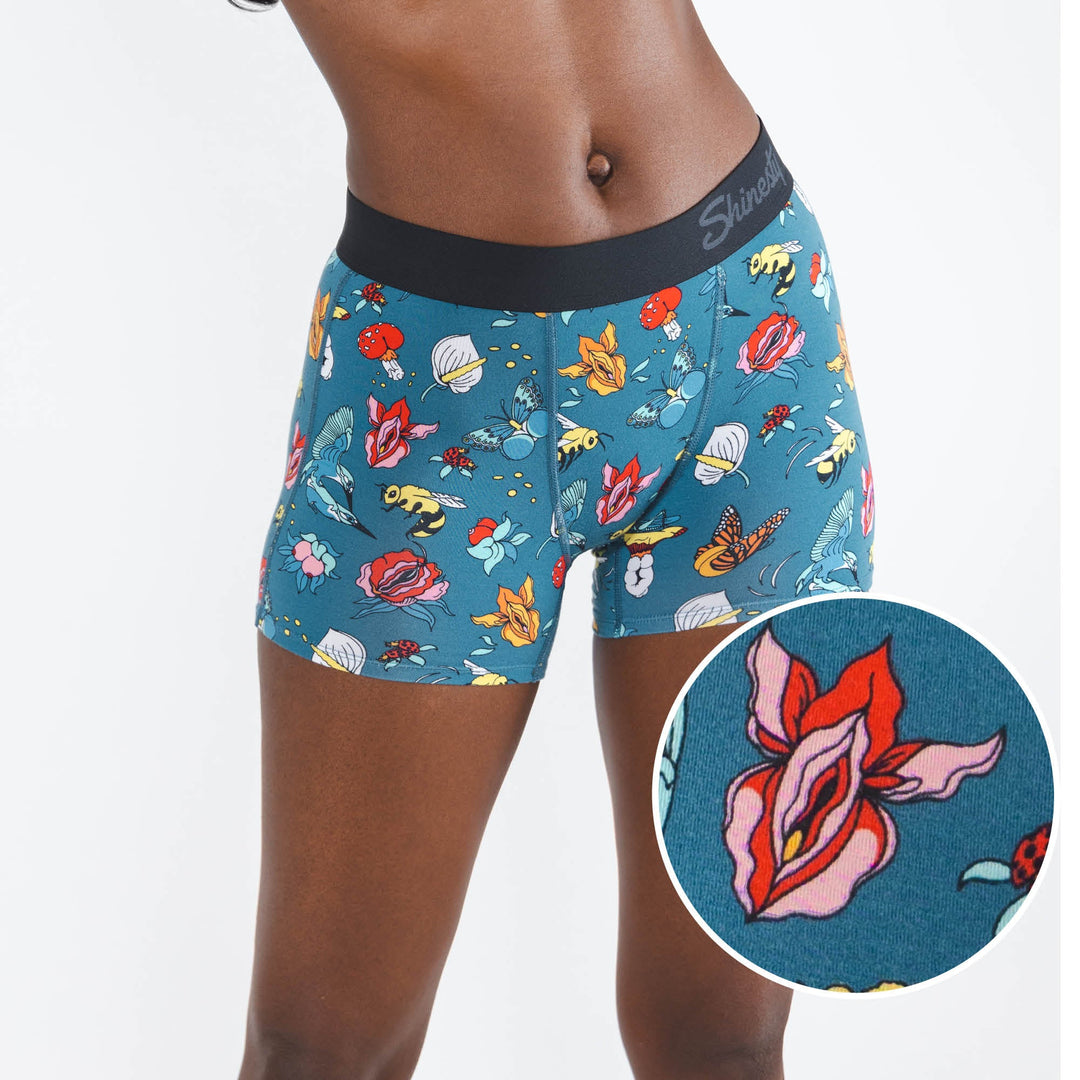 The Pollination Station | Birds and Bees Women’s Boxers