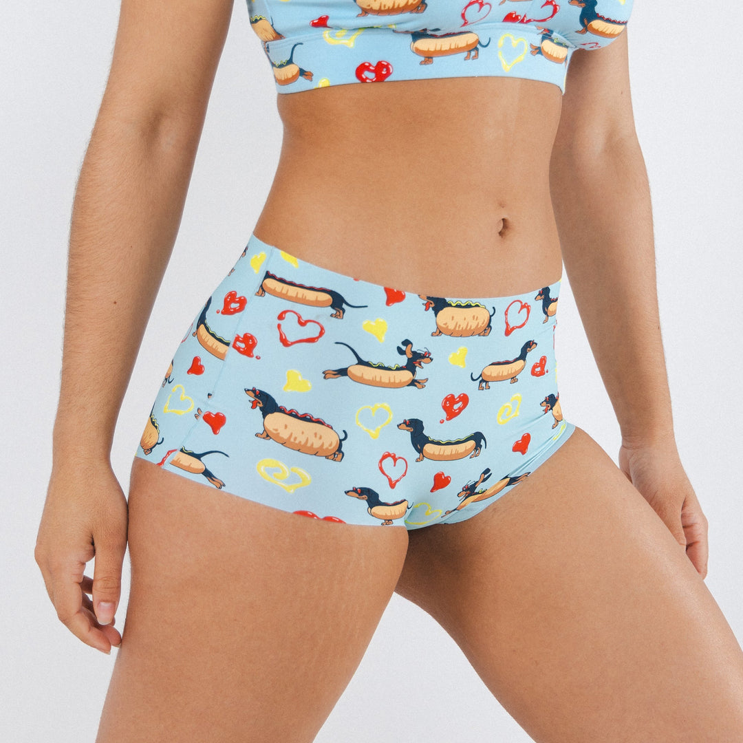 The Lovely Weiner | Weiner Dogs Women’s Seamless Boyshort