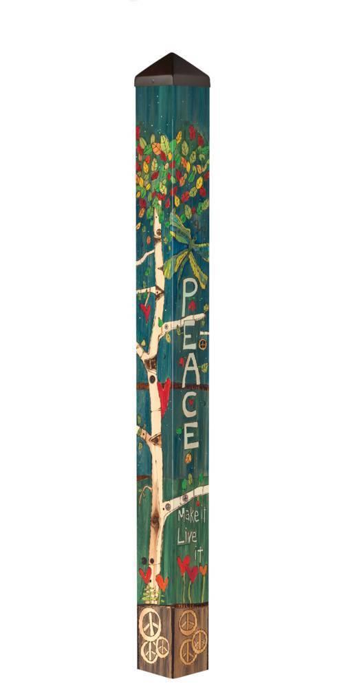 Peace Tree 60" Art Pole by Studio M - Quirks!